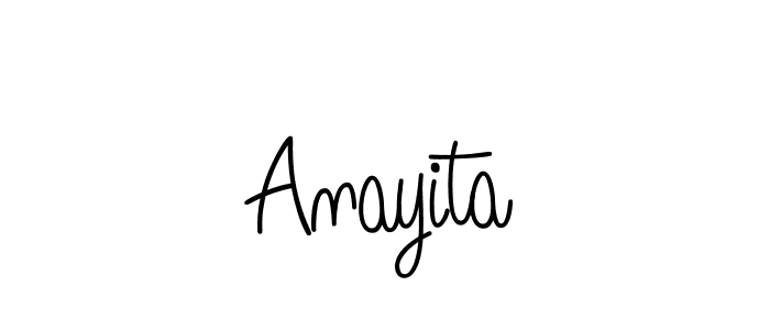 Also we have Anayita name is the best signature style. Create professional handwritten signature collection using Angelique-Rose-font-FFP autograph style. Anayita signature style 5 images and pictures png