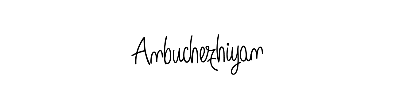 Anbuchezhiyan stylish signature style. Best Handwritten Sign (Angelique-Rose-font-FFP) for my name. Handwritten Signature Collection Ideas for my name Anbuchezhiyan. Anbuchezhiyan signature style 5 images and pictures png