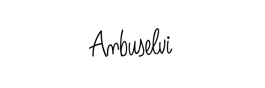 Make a beautiful signature design for name Anbuselvi. Use this online signature maker to create a handwritten signature for free. Anbuselvi signature style 5 images and pictures png