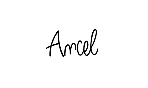 The best way (Angelique-Rose-font-FFP) to make a short signature is to pick only two or three words in your name. The name Ancel include a total of six letters. For converting this name. Ancel signature style 5 images and pictures png