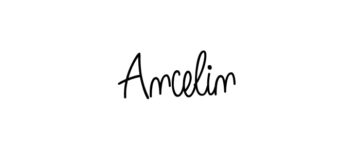 Make a beautiful signature design for name Ancelin. Use this online signature maker to create a handwritten signature for free. Ancelin signature style 5 images and pictures png