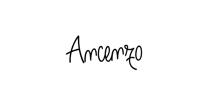 Make a beautiful signature design for name Ancenzo. With this signature (Angelique-Rose-font-FFP) style, you can create a handwritten signature for free. Ancenzo signature style 5 images and pictures png
