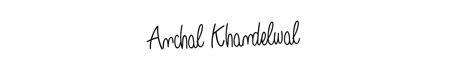 Here are the top 10 professional signature styles for the name Anchal Khandelwal. These are the best autograph styles you can use for your name. Anchal Khandelwal signature style 5 images and pictures png