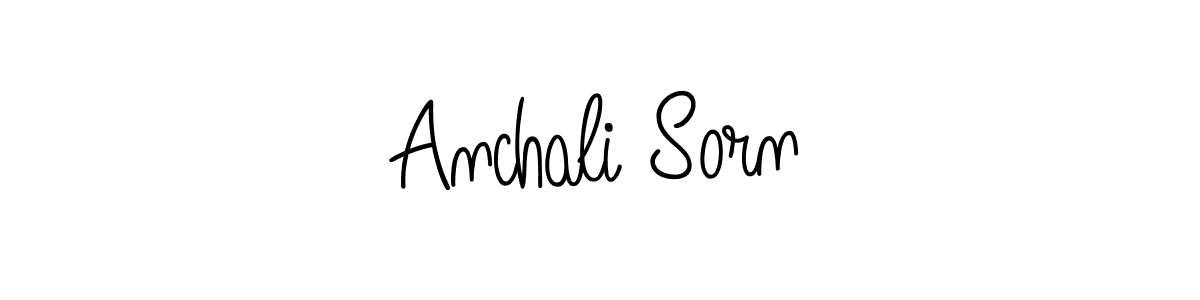 Make a beautiful signature design for name Anchali Sorn. Use this online signature maker to create a handwritten signature for free. Anchali Sorn signature style 5 images and pictures png