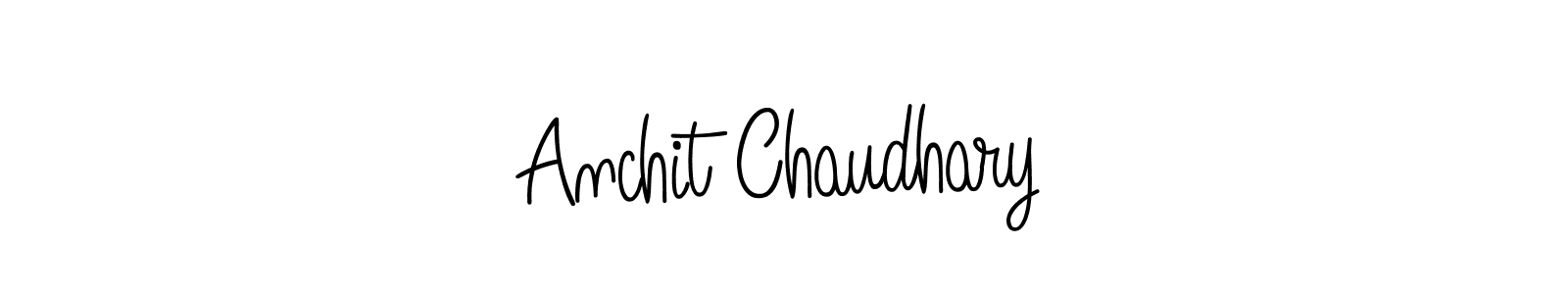 You should practise on your own different ways (Angelique-Rose-font-FFP) to write your name (Anchit Chaudhary) in signature. don't let someone else do it for you. Anchit Chaudhary signature style 5 images and pictures png