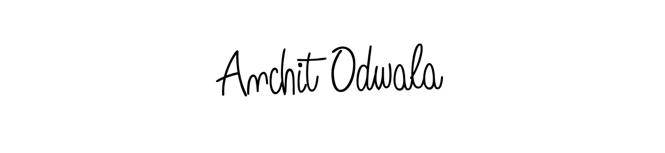 Make a beautiful signature design for name Anchit Odwala. With this signature (Angelique-Rose-font-FFP) style, you can create a handwritten signature for free. Anchit Odwala signature style 5 images and pictures png