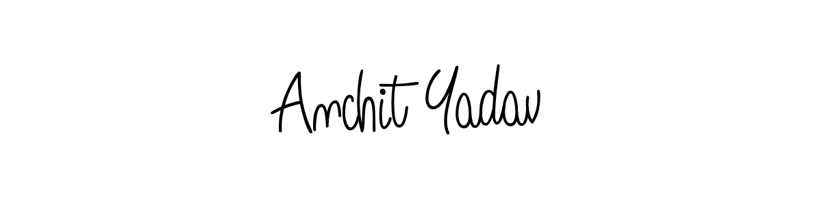 This is the best signature style for the Anchit Yadav name. Also you like these signature font (Angelique-Rose-font-FFP). Mix name signature. Anchit Yadav signature style 5 images and pictures png