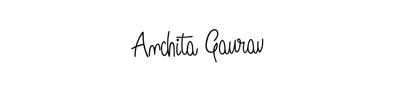 Also we have Anchita Gaurav name is the best signature style. Create professional handwritten signature collection using Angelique-Rose-font-FFP autograph style. Anchita Gaurav signature style 5 images and pictures png