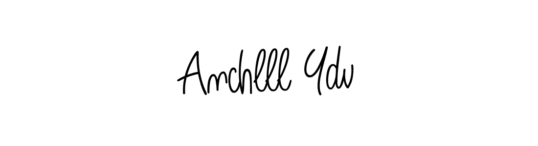 Design your own signature with our free online signature maker. With this signature software, you can create a handwritten (Angelique-Rose-font-FFP) signature for name Anchlll Ydv. Anchlll Ydv signature style 5 images and pictures png