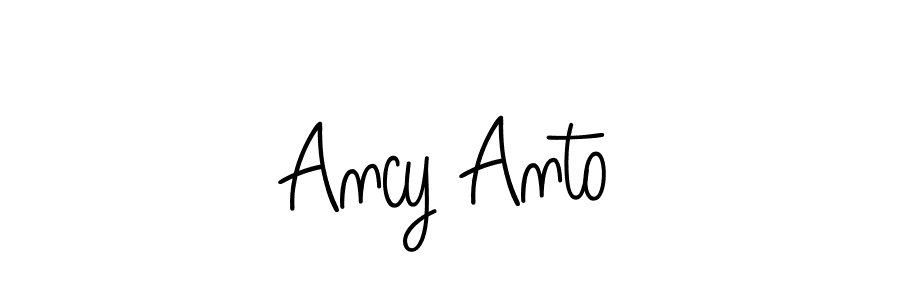 Make a beautiful signature design for name Ancy Anto. Use this online signature maker to create a handwritten signature for free. Ancy Anto signature style 5 images and pictures png