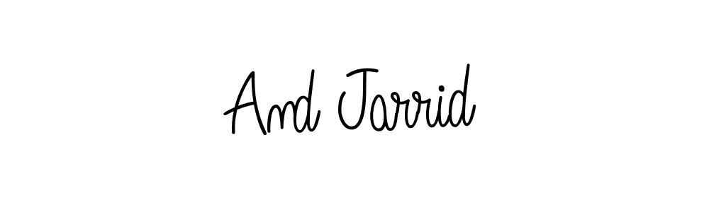 Also You can easily find your signature by using the search form. We will create And Jarrid name handwritten signature images for you free of cost using Angelique-Rose-font-FFP sign style. And Jarrid signature style 5 images and pictures png