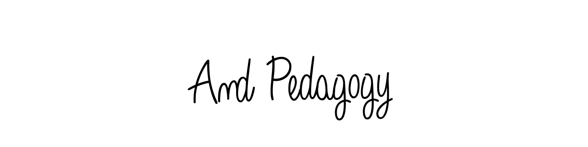 This is the best signature style for the And Pedagogy name. Also you like these signature font (Angelique-Rose-font-FFP). Mix name signature. And Pedagogy signature style 5 images and pictures png