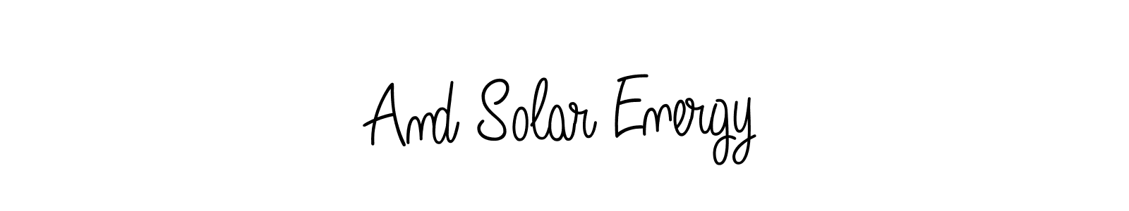 This is the best signature style for the And Solar Energy name. Also you like these signature font (Angelique-Rose-font-FFP). Mix name signature. And Solar Energy signature style 5 images and pictures png