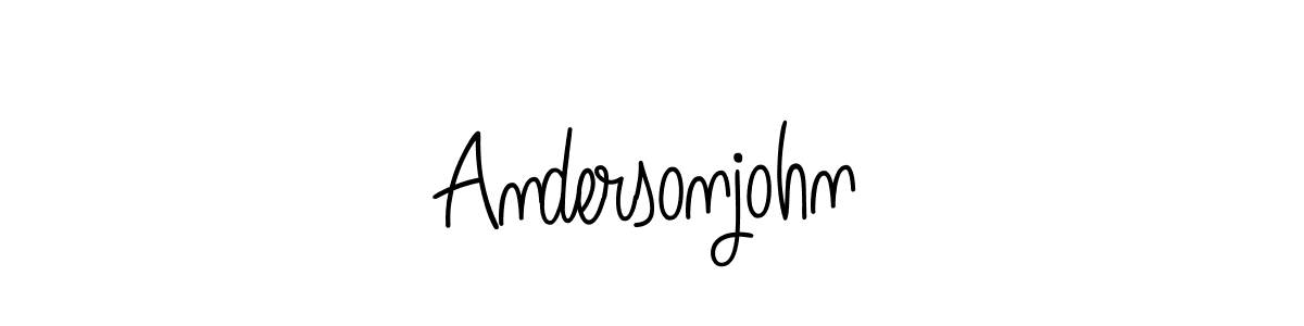 Best and Professional Signature Style for Andersonjohn. Angelique-Rose-font-FFP Best Signature Style Collection. Andersonjohn signature style 5 images and pictures png