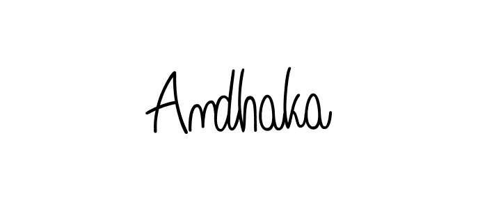 Once you've used our free online signature maker to create your best signature Angelique-Rose-font-FFP style, it's time to enjoy all of the benefits that Andhaka name signing documents. Andhaka signature style 5 images and pictures png