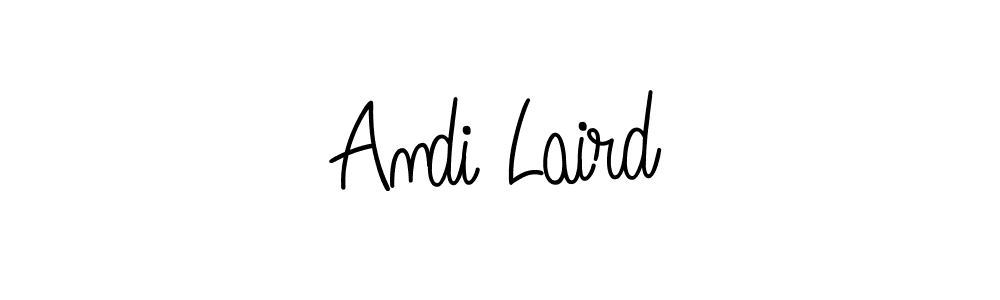 Andi Laird stylish signature style. Best Handwritten Sign (Angelique-Rose-font-FFP) for my name. Handwritten Signature Collection Ideas for my name Andi Laird. Andi Laird signature style 5 images and pictures png