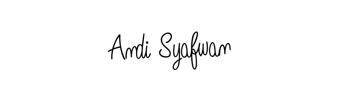 Make a beautiful signature design for name Andi Syafwan. With this signature (Angelique-Rose-font-FFP) style, you can create a handwritten signature for free. Andi Syafwan signature style 5 images and pictures png