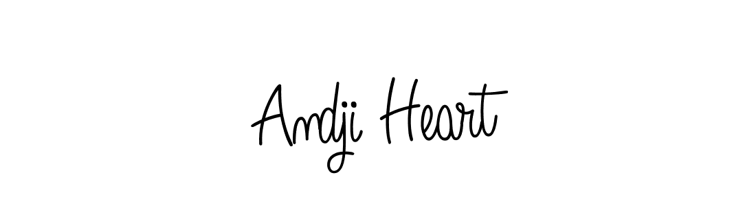 Also You can easily find your signature by using the search form. We will create Andji Heart name handwritten signature images for you free of cost using Angelique-Rose-font-FFP sign style. Andji Heart signature style 5 images and pictures png