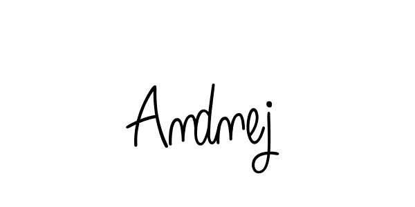 Andnej stylish signature style. Best Handwritten Sign (Angelique-Rose-font-FFP) for my name. Handwritten Signature Collection Ideas for my name Andnej. Andnej signature style 5 images and pictures png