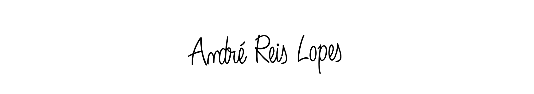 How to make André Reis Lopes name signature. Use Angelique-Rose-font-FFP style for creating short signs online. This is the latest handwritten sign. André Reis Lopes signature style 5 images and pictures png