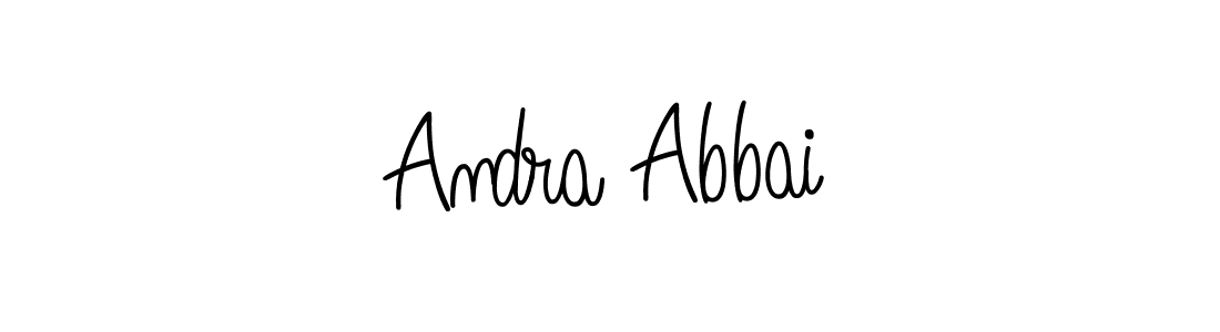 Angelique-Rose-font-FFP is a professional signature style that is perfect for those who want to add a touch of class to their signature. It is also a great choice for those who want to make their signature more unique. Get Andra Abbai name to fancy signature for free. Andra Abbai signature style 5 images and pictures png