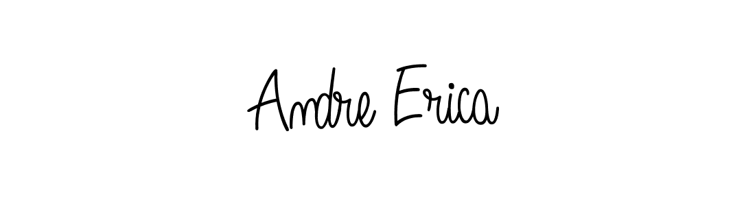 Angelique-Rose-font-FFP is a professional signature style that is perfect for those who want to add a touch of class to their signature. It is also a great choice for those who want to make their signature more unique. Get Andre Erica name to fancy signature for free. Andre Erica signature style 5 images and pictures png