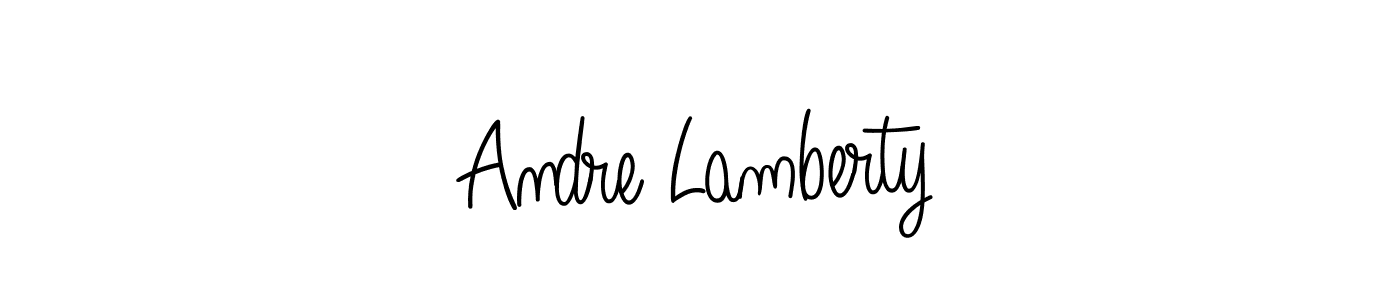 Also we have Andre Lamberty name is the best signature style. Create professional handwritten signature collection using Angelique-Rose-font-FFP autograph style. Andre Lamberty signature style 5 images and pictures png