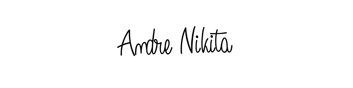 This is the best signature style for the Andre Nikita name. Also you like these signature font (Angelique-Rose-font-FFP). Mix name signature. Andre Nikita signature style 5 images and pictures png