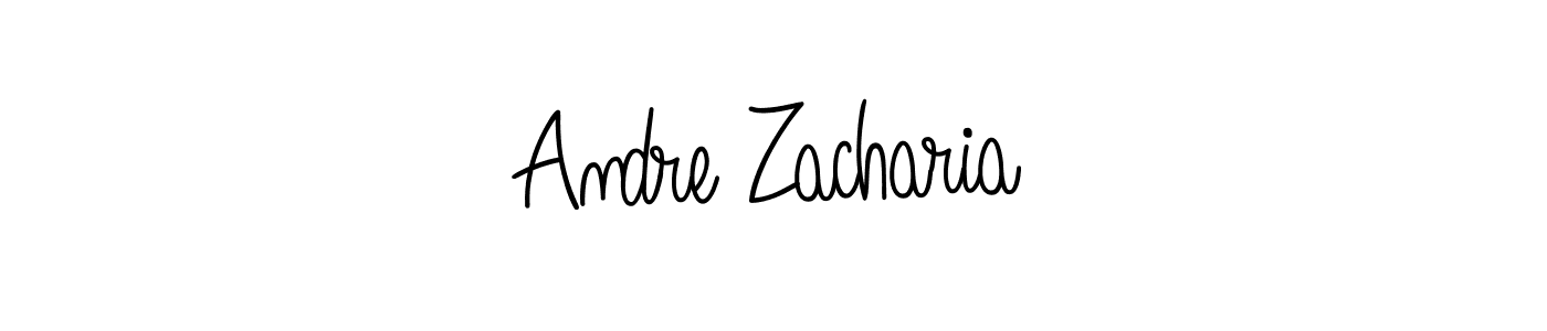 Angelique-Rose-font-FFP is a professional signature style that is perfect for those who want to add a touch of class to their signature. It is also a great choice for those who want to make their signature more unique. Get Andre Zacharia name to fancy signature for free. Andre Zacharia signature style 5 images and pictures png