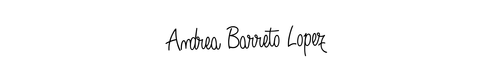 Design your own signature with our free online signature maker. With this signature software, you can create a handwritten (Angelique-Rose-font-FFP) signature for name Andrea Barreto Lopez. Andrea Barreto Lopez signature style 5 images and pictures png