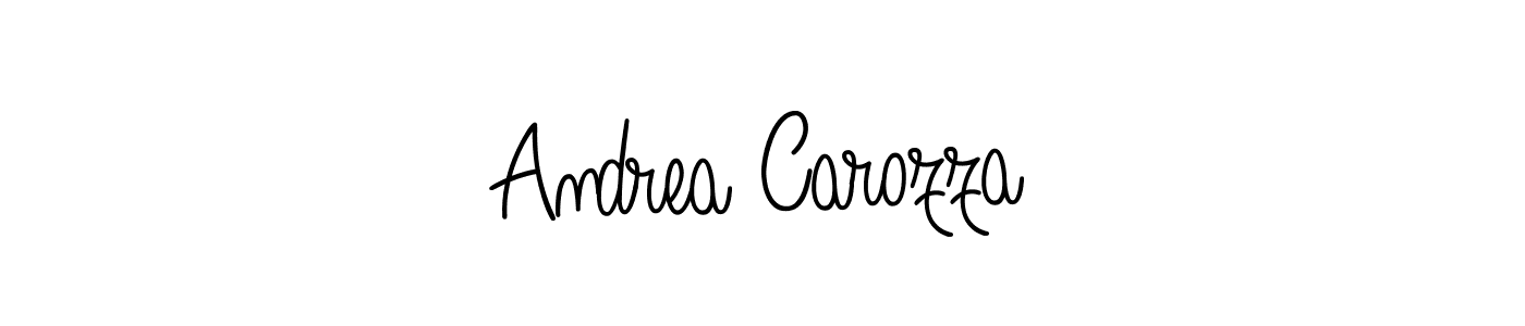 Also we have Andrea Carozza name is the best signature style. Create professional handwritten signature collection using Angelique-Rose-font-FFP autograph style. Andrea Carozza signature style 5 images and pictures png