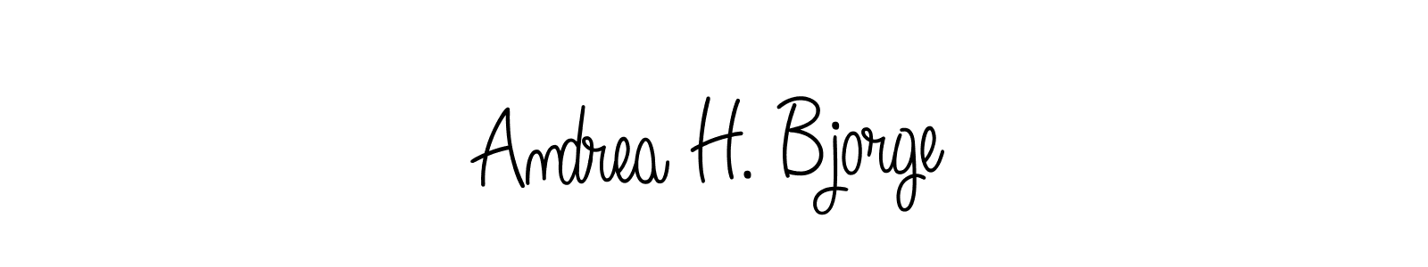 You can use this online signature creator to create a handwritten signature for the name Andrea H. Bjorge. This is the best online autograph maker. Andrea H. Bjorge signature style 5 images and pictures png