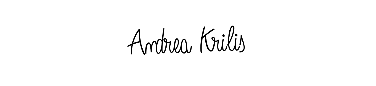 Angelique-Rose-font-FFP is a professional signature style that is perfect for those who want to add a touch of class to their signature. It is also a great choice for those who want to make their signature more unique. Get Andrea Krilis name to fancy signature for free. Andrea Krilis signature style 5 images and pictures png