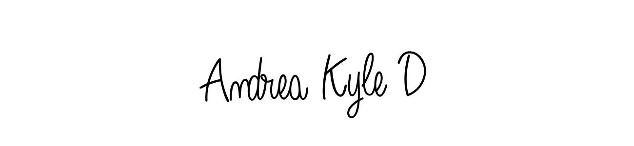 Once you've used our free online signature maker to create your best signature Angelique-Rose-font-FFP style, it's time to enjoy all of the benefits that Andrea Kyle D name signing documents. Andrea Kyle D signature style 5 images and pictures png
