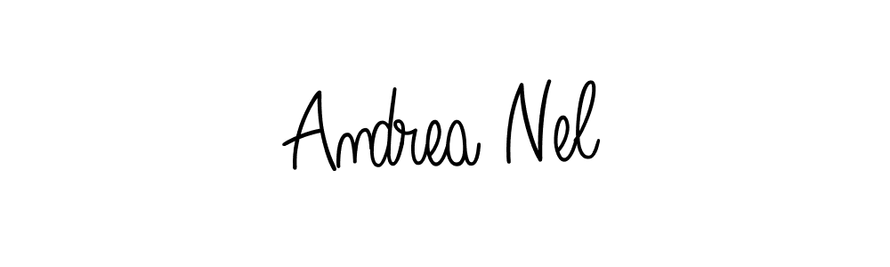 Create a beautiful signature design for name Andrea Nel. With this signature (Angelique-Rose-font-FFP) fonts, you can make a handwritten signature for free. Andrea Nel signature style 5 images and pictures png