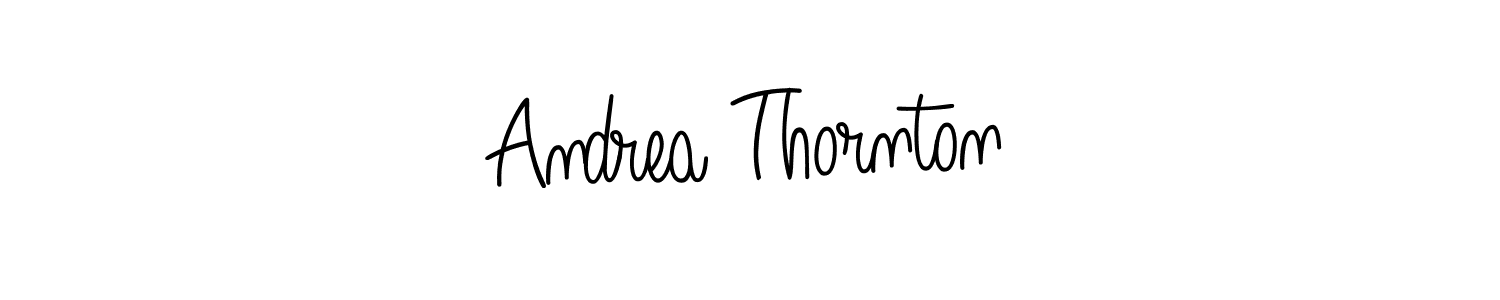 Use a signature maker to create a handwritten signature online. With this signature software, you can design (Angelique-Rose-font-FFP) your own signature for name Andrea Thornton. Andrea Thornton signature style 5 images and pictures png