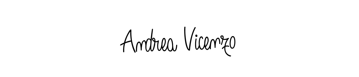 Also You can easily find your signature by using the search form. We will create Andrea Vicenzo name handwritten signature images for you free of cost using Angelique-Rose-font-FFP sign style. Andrea Vicenzo signature style 5 images and pictures png
