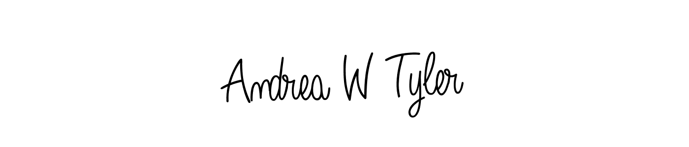 You can use this online signature creator to create a handwritten signature for the name Andrea W Tyler. This is the best online autograph maker. Andrea W Tyler signature style 5 images and pictures png