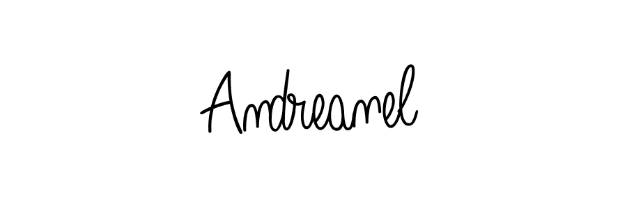 Make a beautiful signature design for name Andreanel. Use this online signature maker to create a handwritten signature for free. Andreanel signature style 5 images and pictures png