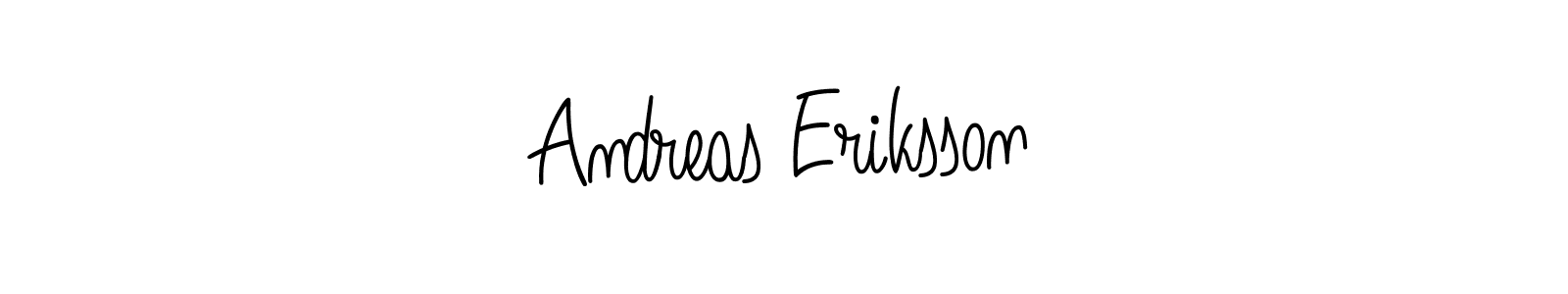 The best way (Angelique-Rose-font-FFP) to make a short signature is to pick only two or three words in your name. The name Andreas Eriksson include a total of six letters. For converting this name. Andreas Eriksson signature style 5 images and pictures png