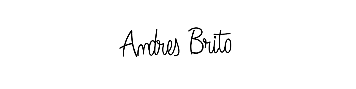 if you are searching for the best signature style for your name Andres Brito. so please give up your signature search. here we have designed multiple signature styles  using Angelique-Rose-font-FFP. Andres Brito signature style 5 images and pictures png