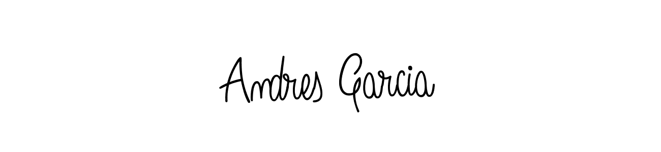 How to make Andres Garcia name signature. Use Angelique-Rose-font-FFP style for creating short signs online. This is the latest handwritten sign. Andres Garcia signature style 5 images and pictures png