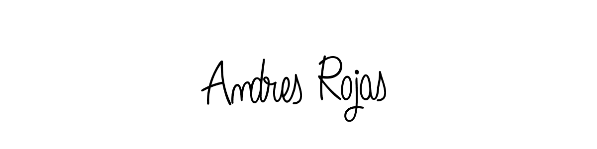 Make a beautiful signature design for name Andres Rojas. With this signature (Angelique-Rose-font-FFP) style, you can create a handwritten signature for free. Andres Rojas signature style 5 images and pictures png