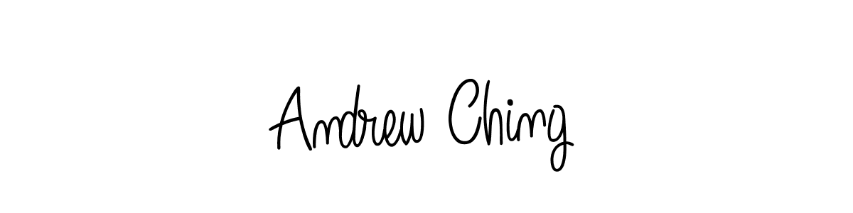 How to make Andrew Ching signature? Angelique-Rose-font-FFP is a professional autograph style. Create handwritten signature for Andrew Ching name. Andrew Ching signature style 5 images and pictures png