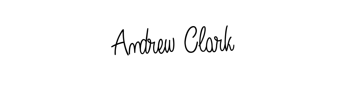 Use a signature maker to create a handwritten signature online. With this signature software, you can design (Angelique-Rose-font-FFP) your own signature for name Andrew Clark. Andrew Clark signature style 5 images and pictures png