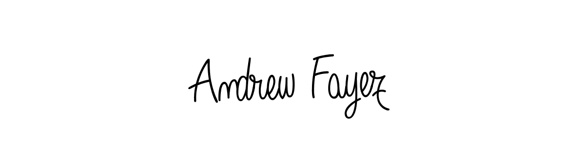 Design your own signature with our free online signature maker. With this signature software, you can create a handwritten (Angelique-Rose-font-FFP) signature for name Andrew Fayez. Andrew Fayez signature style 5 images and pictures png