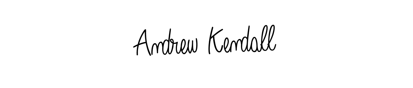 Use a signature maker to create a handwritten signature online. With this signature software, you can design (Angelique-Rose-font-FFP) your own signature for name Andrew Kendall. Andrew Kendall signature style 5 images and pictures png