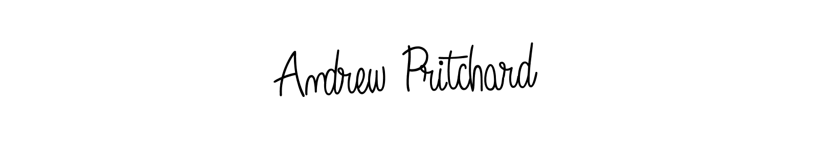 Use a signature maker to create a handwritten signature online. With this signature software, you can design (Angelique-Rose-font-FFP) your own signature for name Andrew Pritchard. Andrew Pritchard signature style 5 images and pictures png