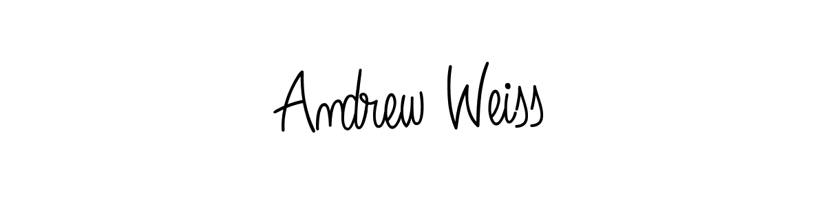 Design your own signature with our free online signature maker. With this signature software, you can create a handwritten (Angelique-Rose-font-FFP) signature for name Andrew Weiss. Andrew Weiss signature style 5 images and pictures png