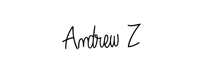 Also we have Andrew Z name is the best signature style. Create professional handwritten signature collection using Angelique-Rose-font-FFP autograph style. Andrew Z signature style 5 images and pictures png